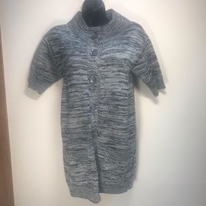 THE LIMITED Short Sleeve Button Up Cardigan Size M